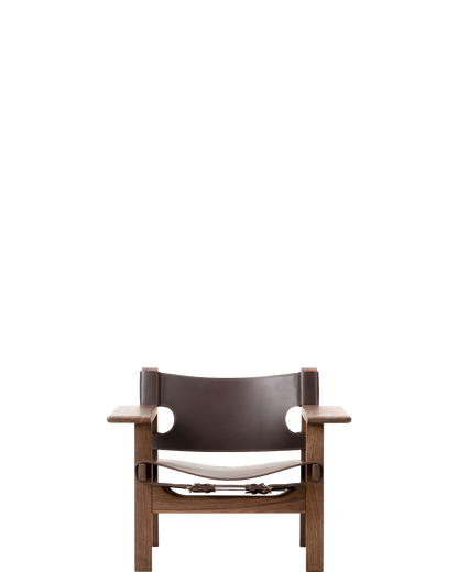 The Spanish Chair / Walnut / Oil / Dark brown - real-scale / floor baseline y1874 / 1.00px=1mm