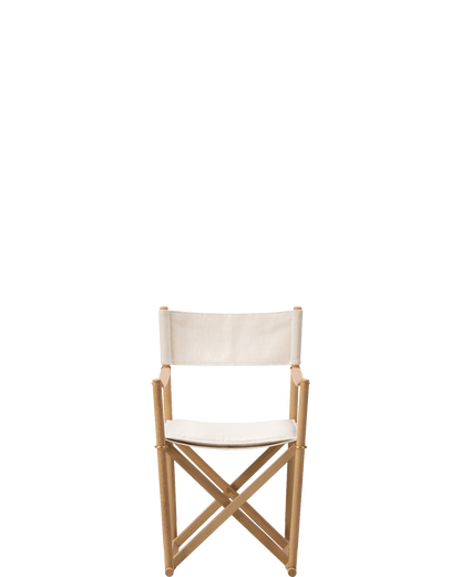 MK16 Folding Chair / Oak / Oil + Seat Cushion - real-scale / floor baseline y1874 / 1.00px=1mm