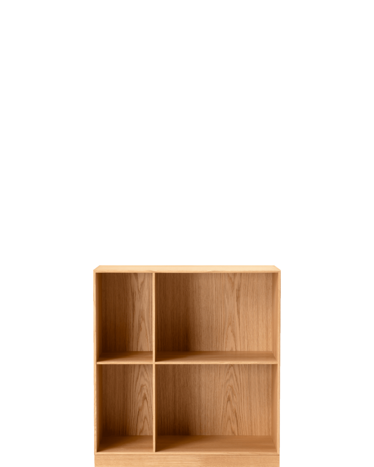 MK66 Bookcase + Plinth / Oak oil - real-scale / floor baseline y1874 / 1.00px=1mm