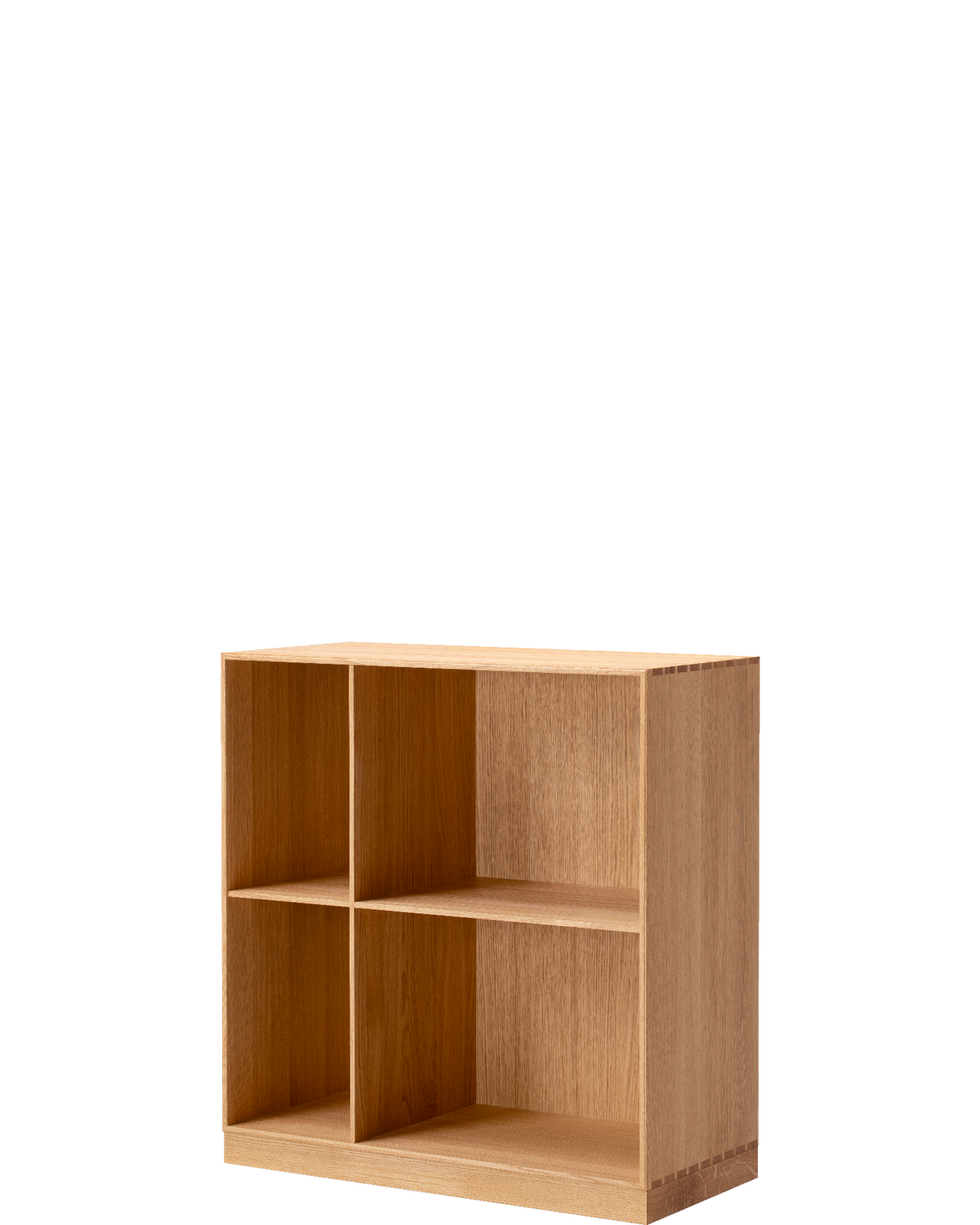 MK66 Bookcase + Plinth / Oak oil - real-scale / floor baseline y1874 / 1.00px=1mm