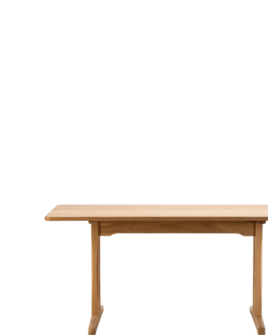 C18 Shaker Table 160x80 / Oak oil - real-scale / floor baseline y1874 left x250 / 1.00px=1mm