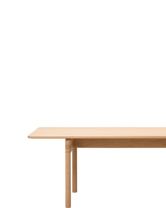 Post Table 225 / Oak light oil - real-scale / floor baseline y1874 left x250 / 1.00px=1mm
