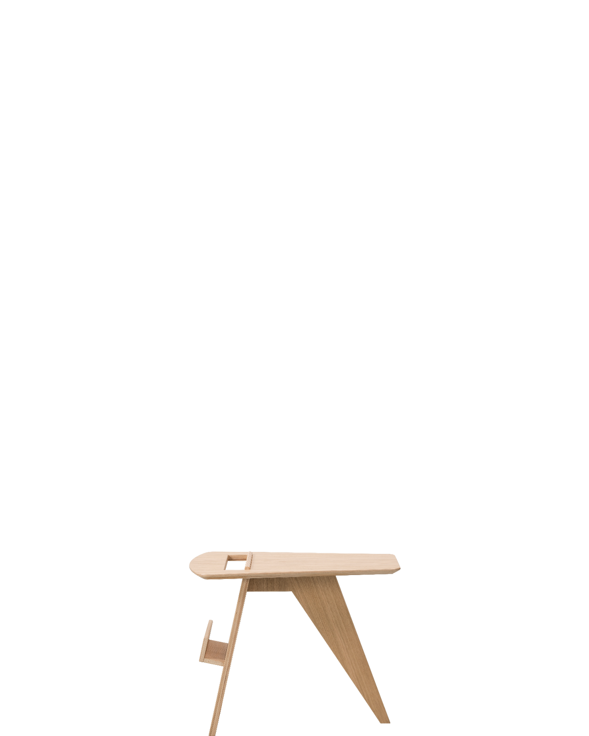 Magazine Table / Oak lacquer - real-scale / floor baseline y1874 / 1.00px=1mm