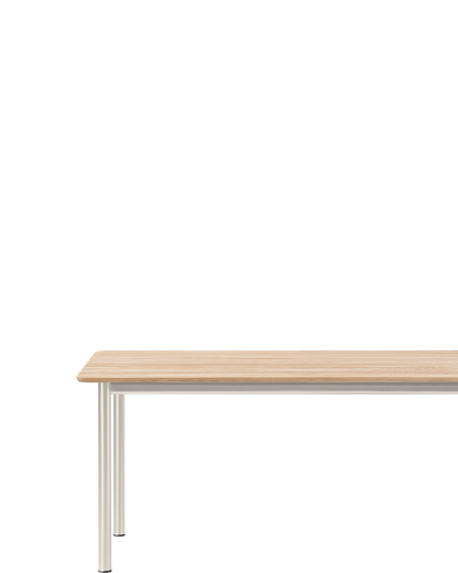 Plan Table 160x90 / Oak light oil / Chalk - real-scale / floor baseline y1874 left x250 / 1.00px=1mm