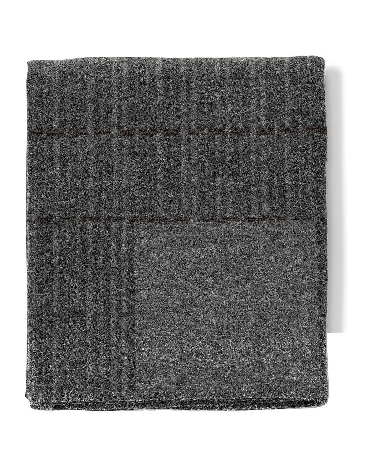 Grid Throw / Dark grey