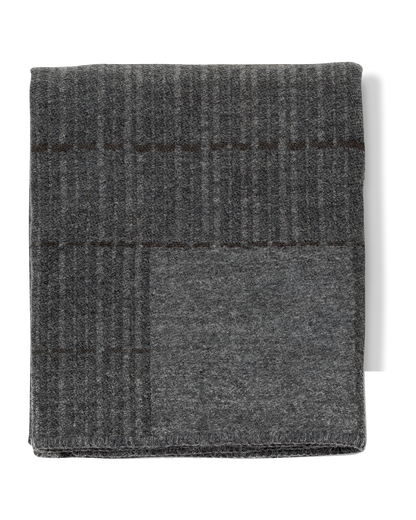 Grid Throw / Dark grey