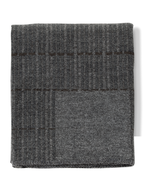 Grid Throw / Dark grey