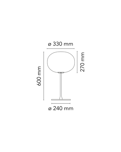 Glo-Ball T 寸法図