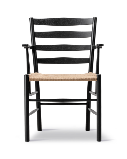 Klint Armchair - Black Lacquered Oak