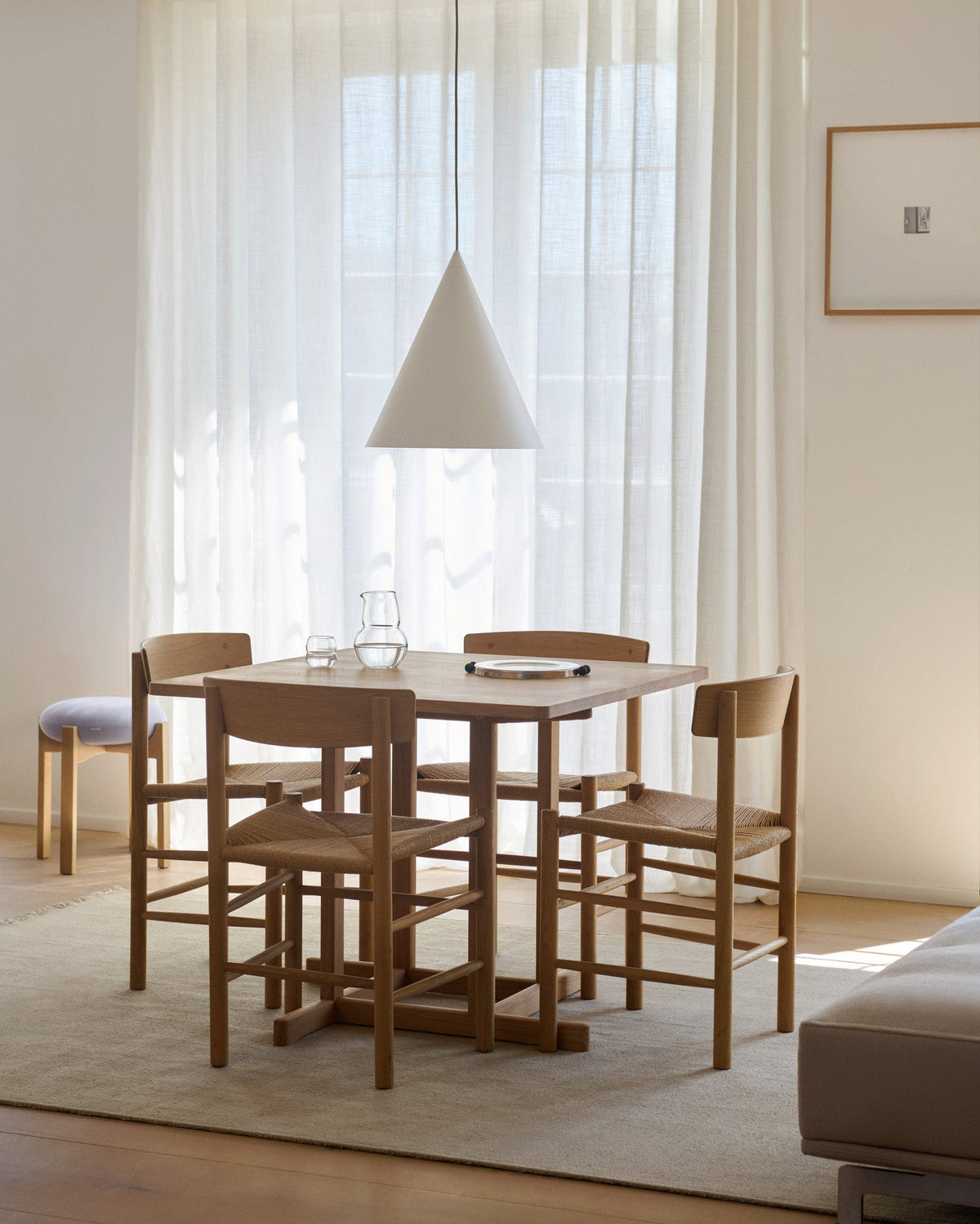 BM80 Mogensen Shaker Table ダイニングシーン