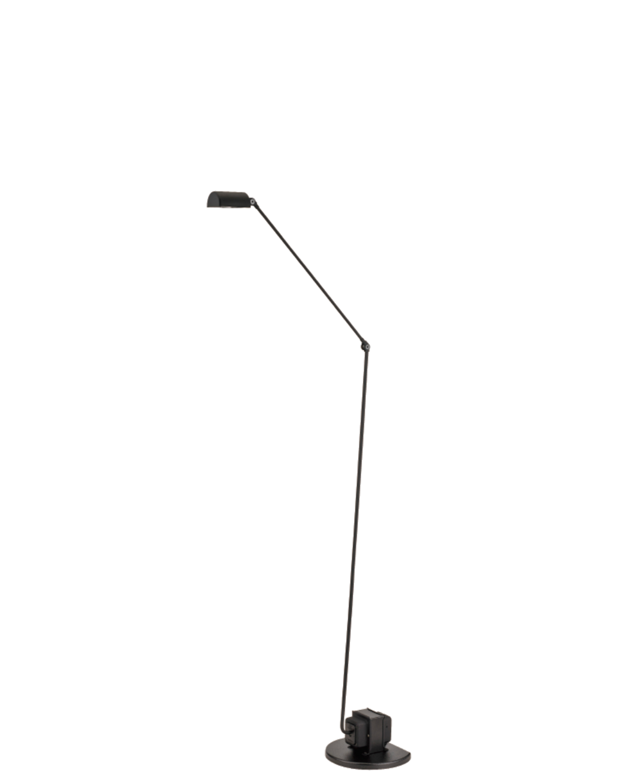Daphine LED Floor Lamp Classic Black - real-scale / floor baseline y1874 / 1.00px=1mm