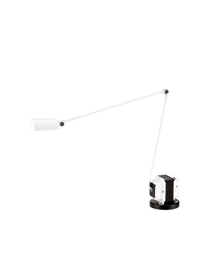 Daphine LED Table Lamp White - real-scale / table baseline y1499 / 2.00px=1mm