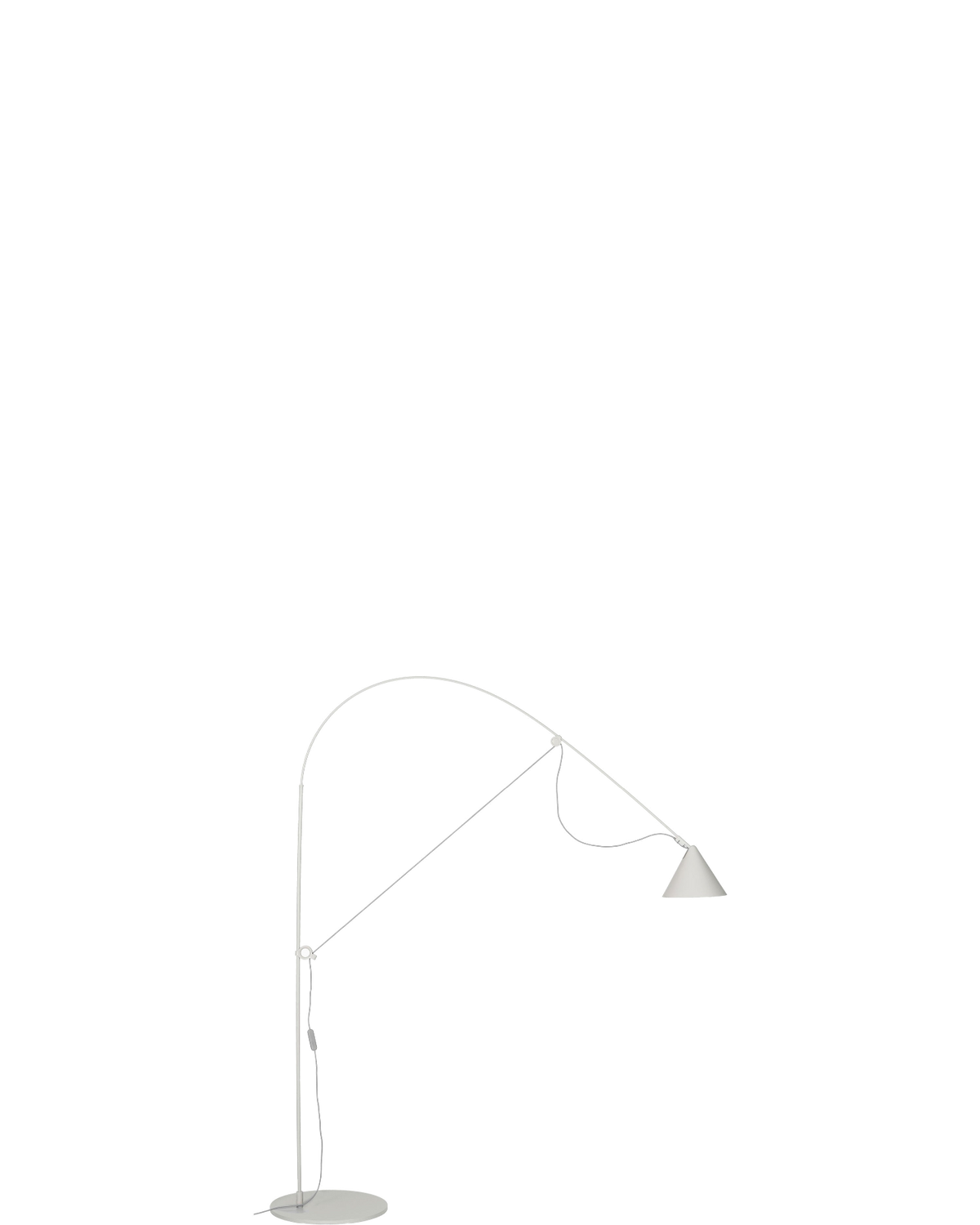 AYNO Floor Lamp L Silk Grey - scaled / floor baseline y1874 / 0.55px=1mm
