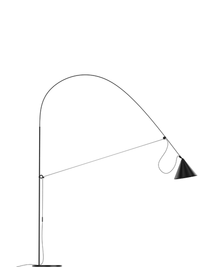 AYNO Floor Lamp XL Black - scaled / floor baseline y1874 / 0.55px=1mm