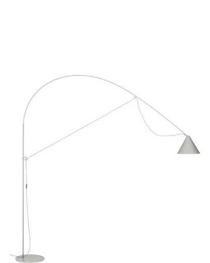 AYNO Floor Lamp XL Silk Grey - scaled / floor baseline y1874 / 0.55px=1mm