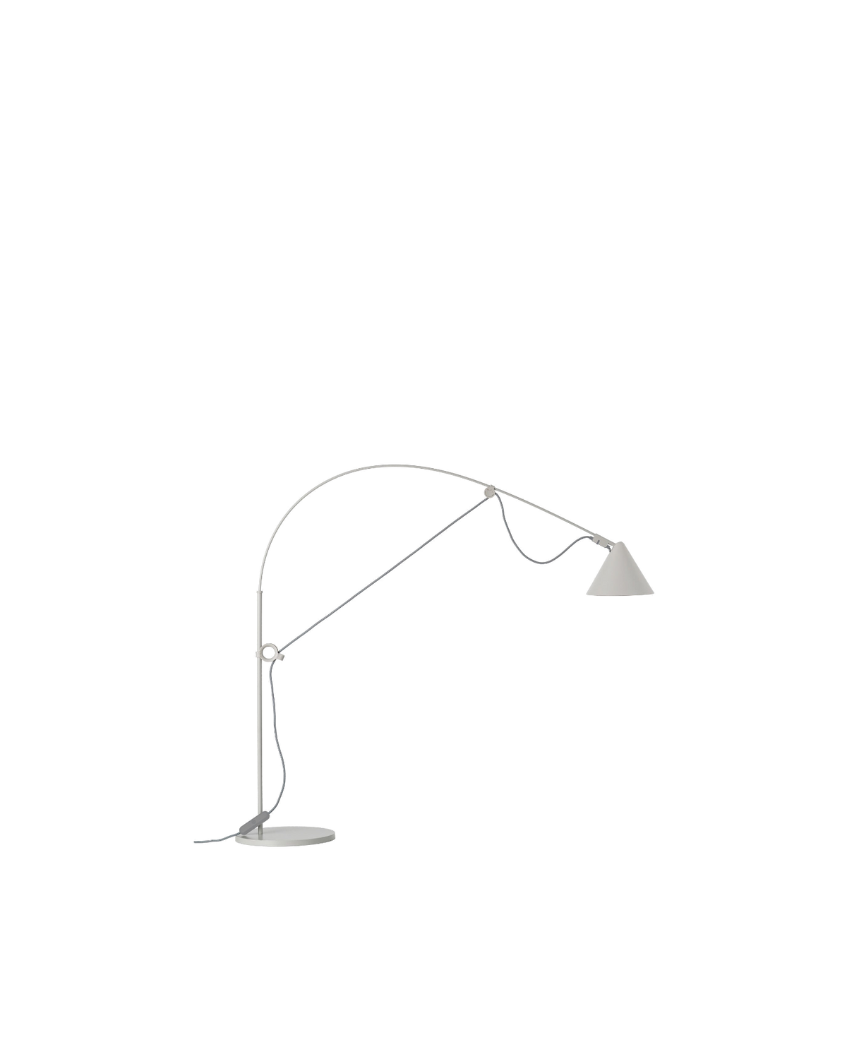 AYNO S Table Lamp Silk Grey - scaled / table baseline y1499 / 1.00px=1mm