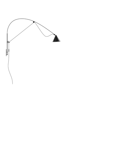 AYNO Wall Lamp L Black - scaled / 0.55px=1mm