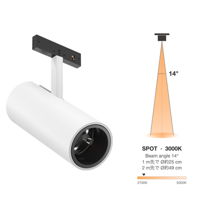 The Micro Running Magnet FindMe 1 Casambi White Spot 14° 3000K
