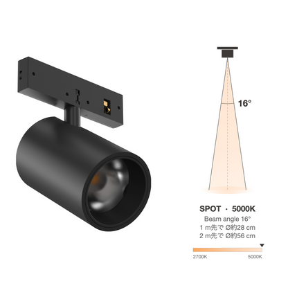 The Micro Running Magnet Micro Spot Black Spot 16° 5000K