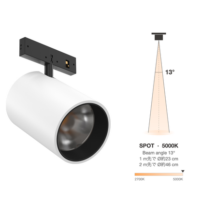 The Micro Running Magnet Spot White Spot 13° 5000K