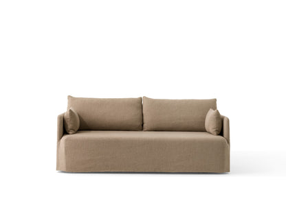Offset Sofa Loose Cover 2 Seater Logan 03 Flint