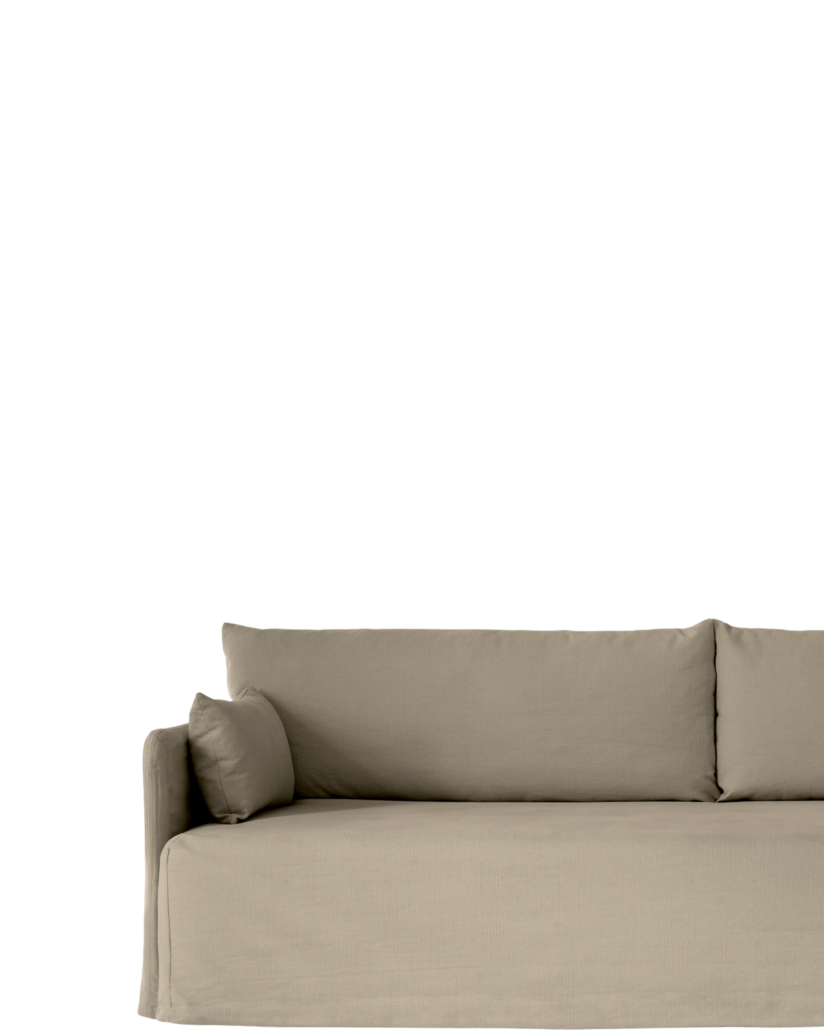 Offset Sofa Loose Cover 3 Seater - floor baseline y1874 / left x250 / 1.00px=1mm