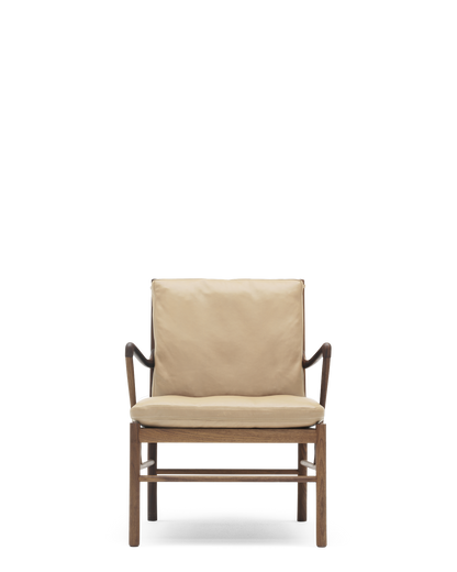 OW149 Colonial Chair Walnut Oil / Leather Group C SIF 90 front