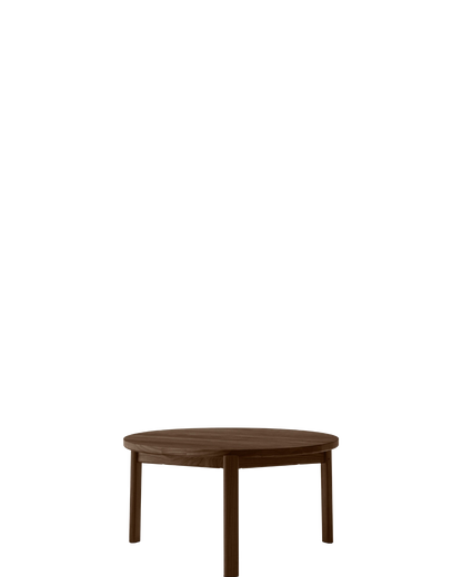Passage Lounge Table Φ70 Dark Stained Oak - floor baseline y1874 centred x750 / 1.00px=1mm