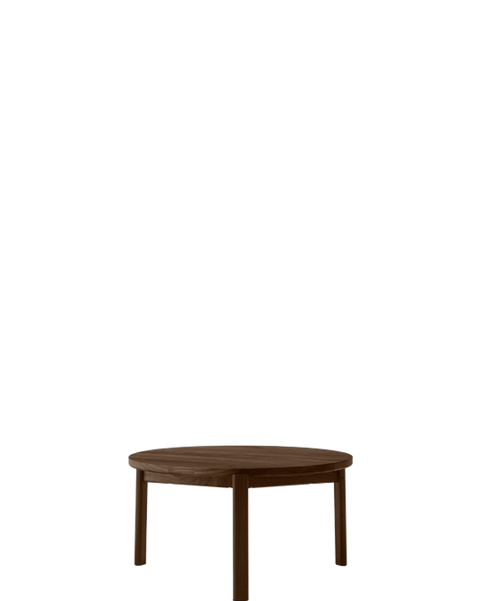 Passage Lounge Table Φ70 Dark Stained Oak - floor baseline y1874 centred x750 / 1.00px=1mm