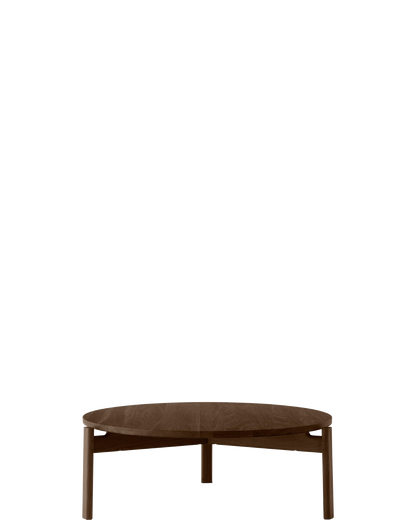 Passage Lounge Table Φ90 Dark Stained Oak - floor baseline y1874 centred x750 / 1.00px=1mm