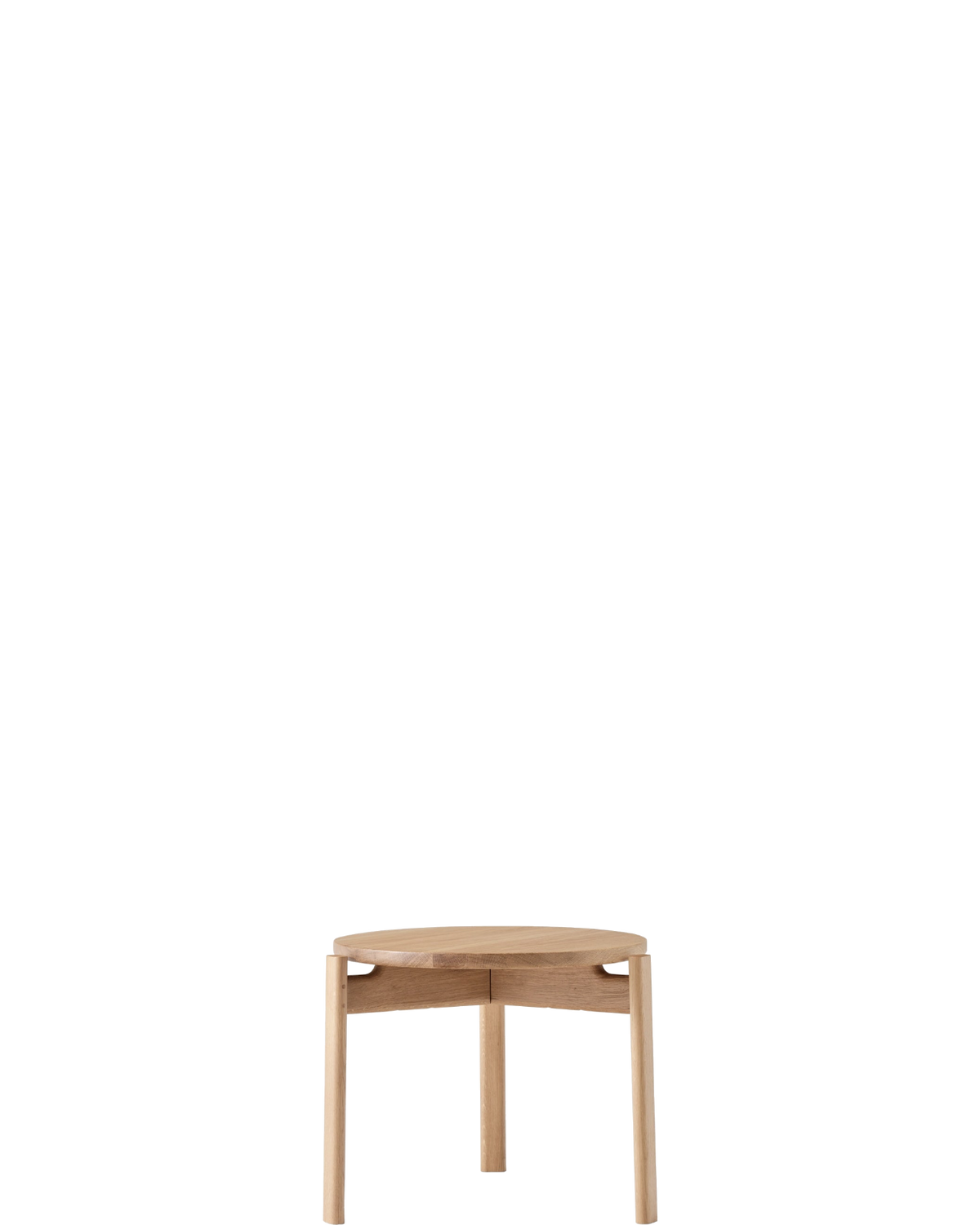 Passage Lounge Table Φ50 Natural Oak - floor baseline y1874 centred x750 / 1.00px=1mm