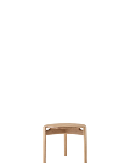 Passage Lounge Table Φ50 Natural Oak - floor baseline y1874 centred x750 / 1.00px=1mm