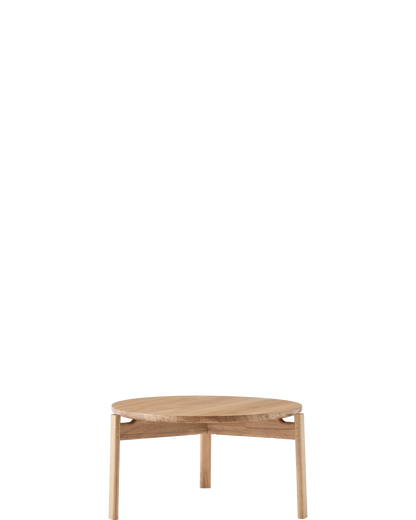 Passage Lounge Table Φ70 Natural Oak - floor baseline y1874 centred x750 / 1.00px=1mm