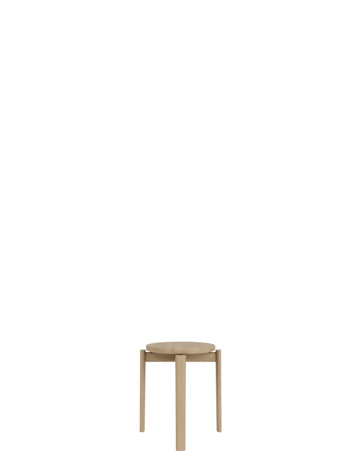 Passage Stool - Natural Oak