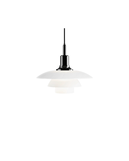 PH 3½-3 Glass Pendant Black Metallised