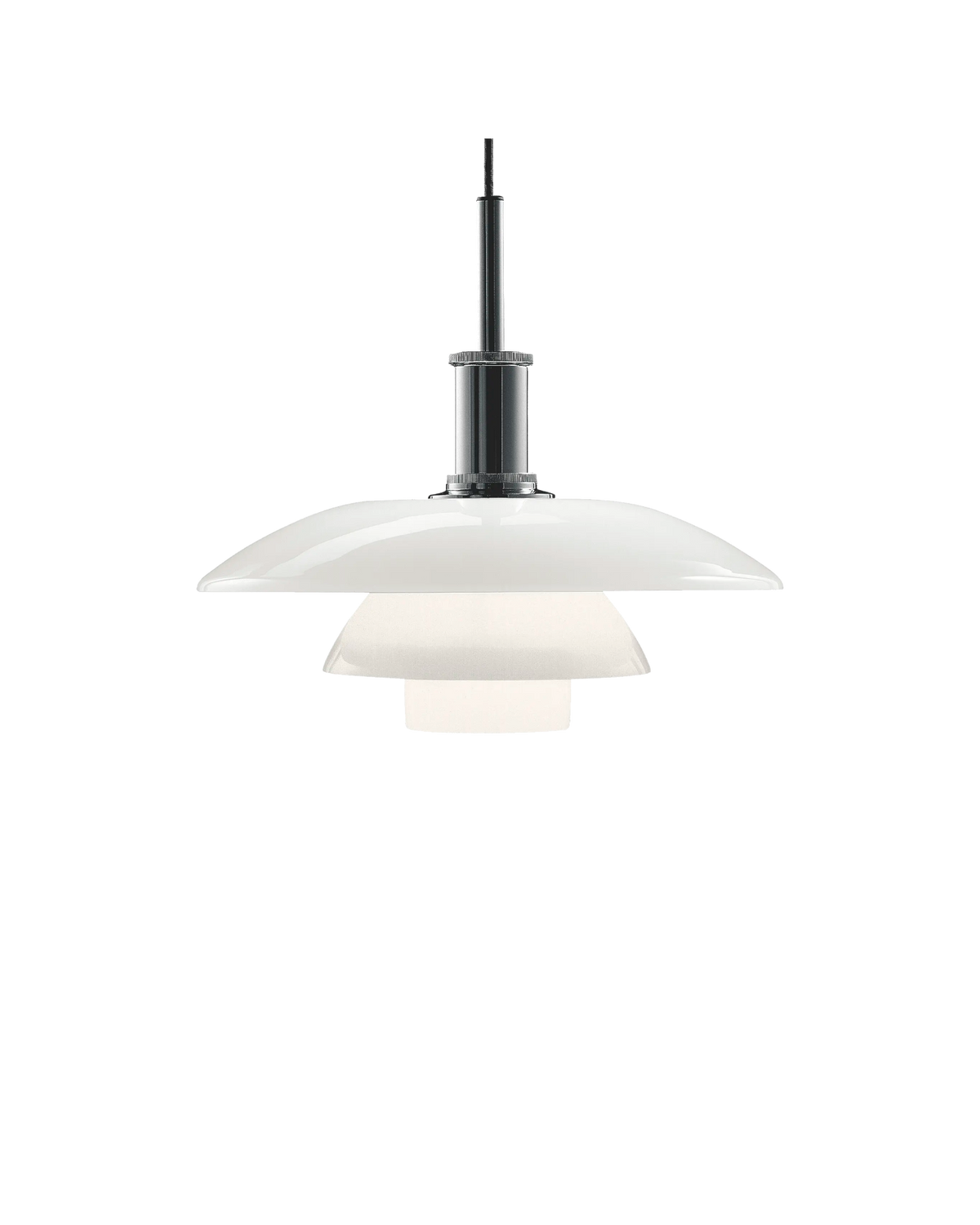 PH 4½-4 Glass Pendant Chrome