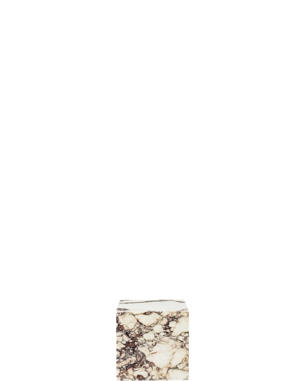 Plinth Cubic - Calacatta Viola / real-scale 1px=1mm