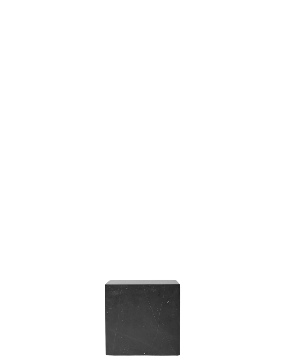 Plinth Cubic - Nero Marquina / real-scale 1px=1mm